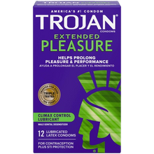 Load image into Gallery viewer, TROJAN EXTENDED PLEASURE CONDOM 12CT
