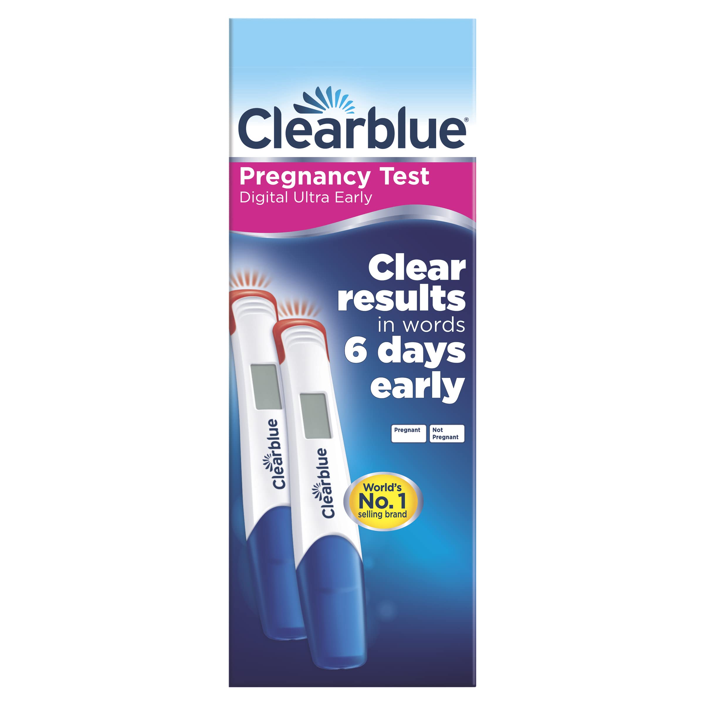 CLEARBLUE PREGNANCY TEST DIGITAL 2CT