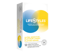 Load image into Gallery viewer, LIFESTYLES ULTR SENSTV PLATNM CONDOM 3CT
